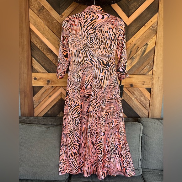 NWT Pinko Button Down Long Dress Size 36 or Small - Picture 3 of 13